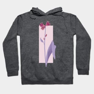 pink river flower Hoodie